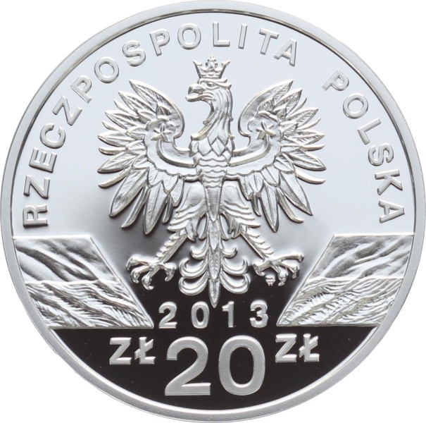 Polen 20 Zloty 2013 - Zubr - Bison